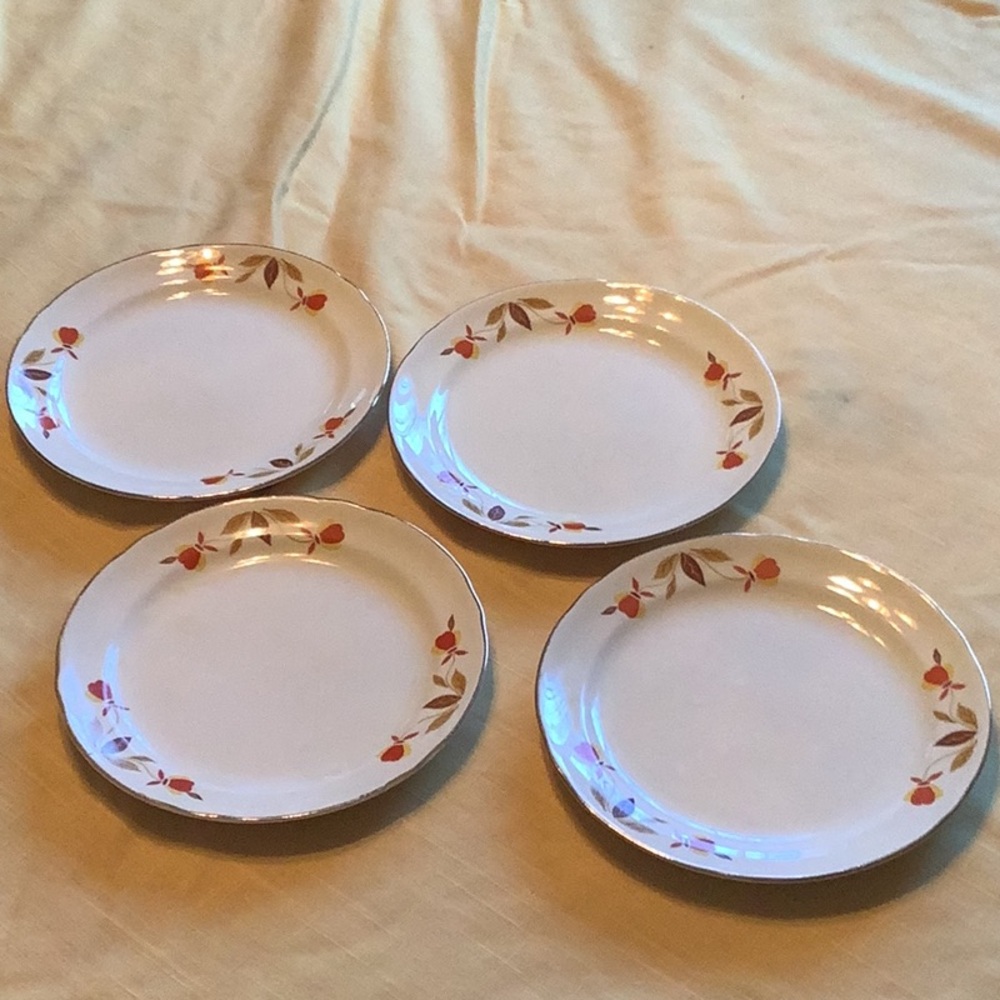 Hall’s Jewel Dinnerware bread & butter plates